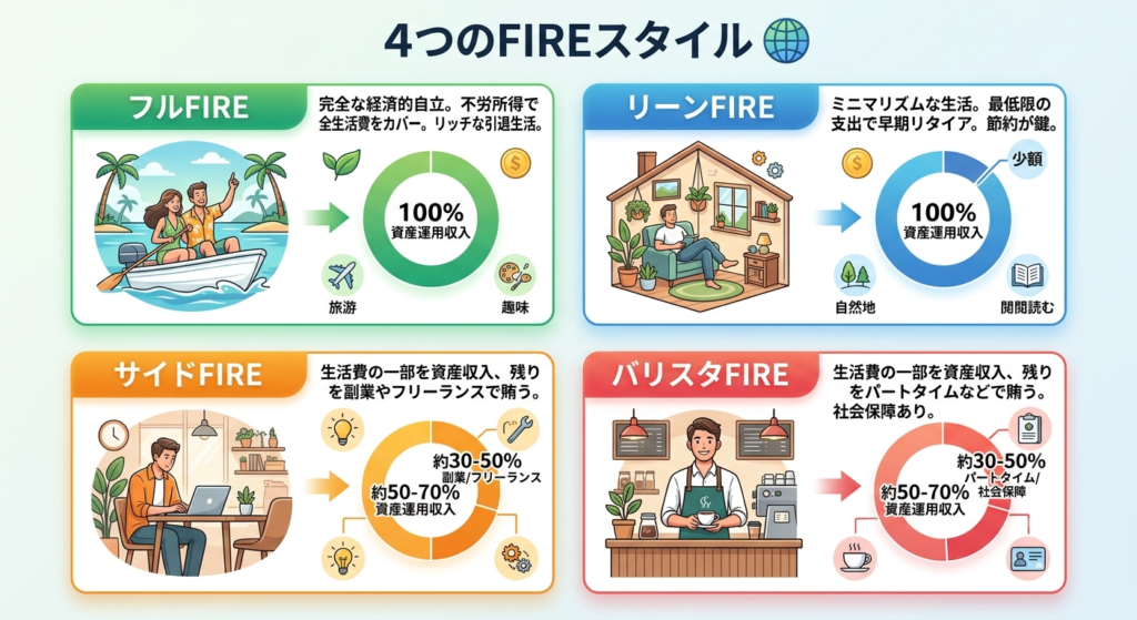 4つのFIREスタイル