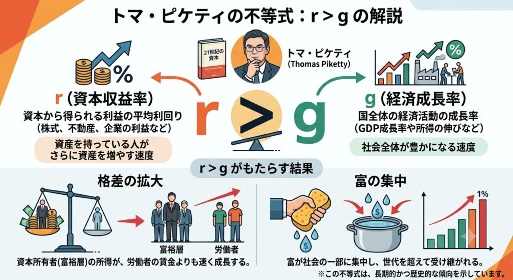 トマ・ピケティ「r>g」